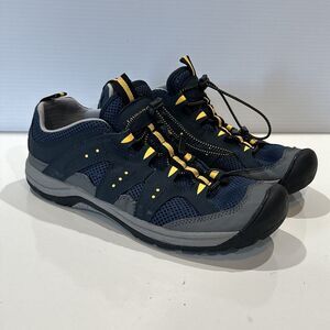 Lands End Closed Toe Active Mesh Water Shoe Low Top Bungee Lace-up Men's 8D